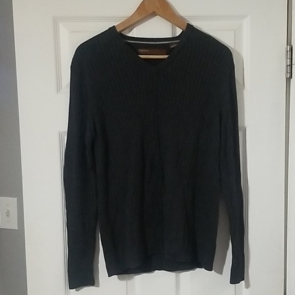 Perry Ellis Sweater Shirt Warm Women V Neck Large - Picture 9 of 9